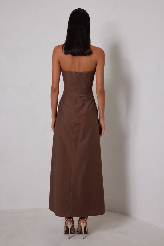 Briella Dress - Chocolate