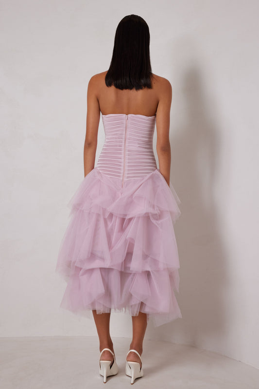 Celine Dress - Rose Pink