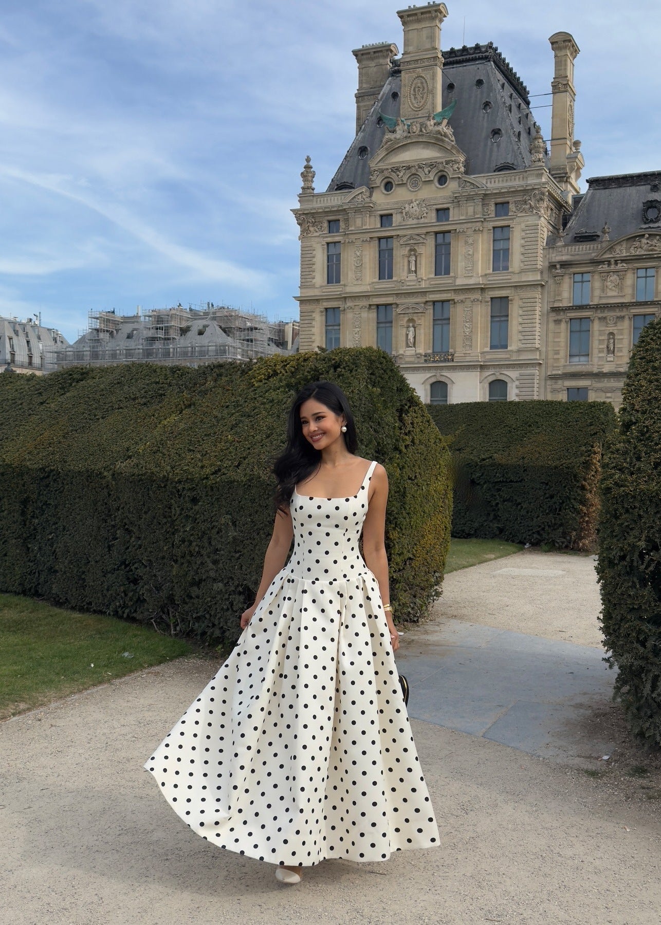 Livette - Polka Dot Midi Dress