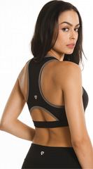 Track & Field Bra - Black