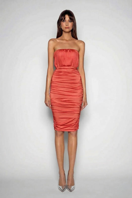 Aisha Dress - Coral