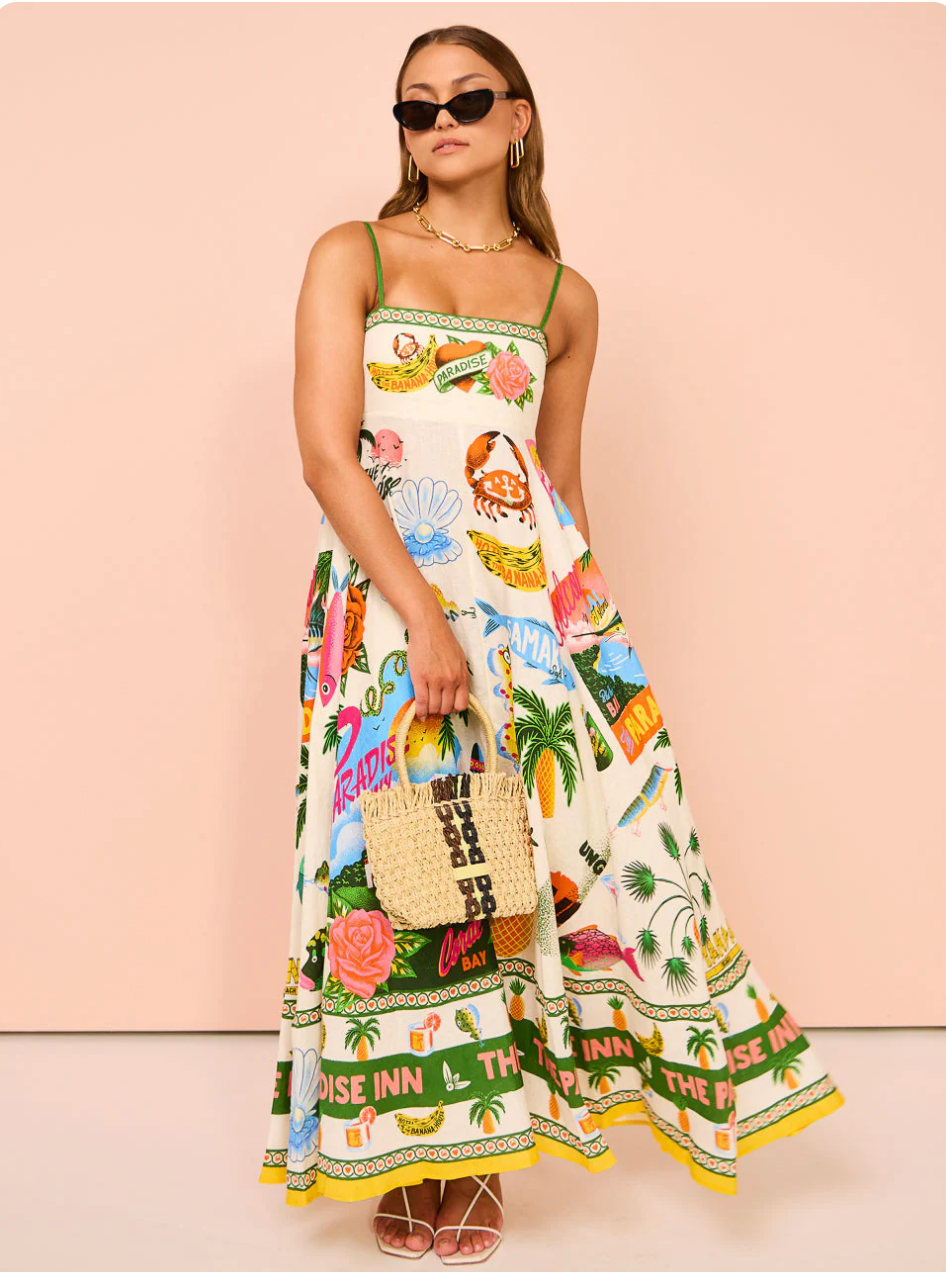 Livette - Tropical Maxi Dress