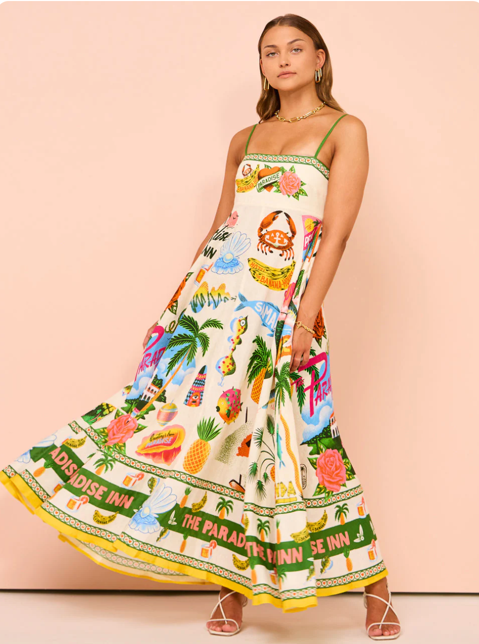 Livette - Tropical Maxi Dress