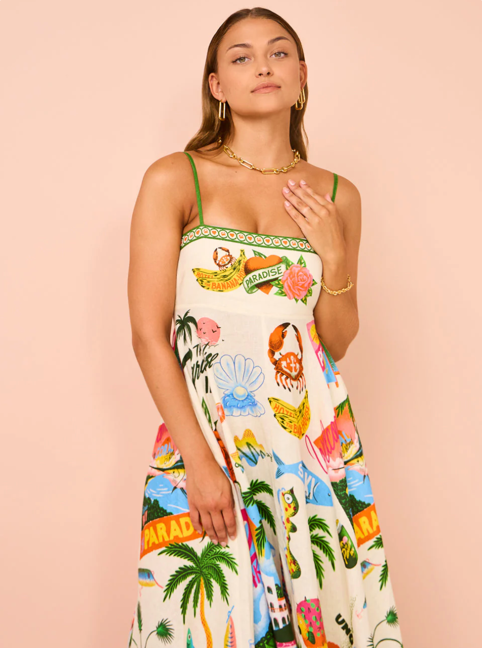 Livette - Tropical Maxi Dress