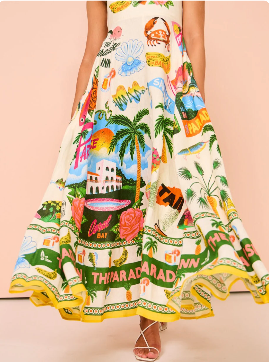 Livette - Tropical Maxi Dress