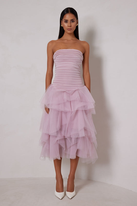 Celine Dress - Rose Pink