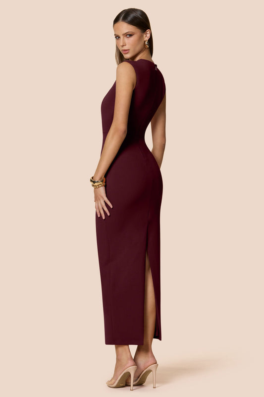 Nookie Savannah Midi Dress - Wine