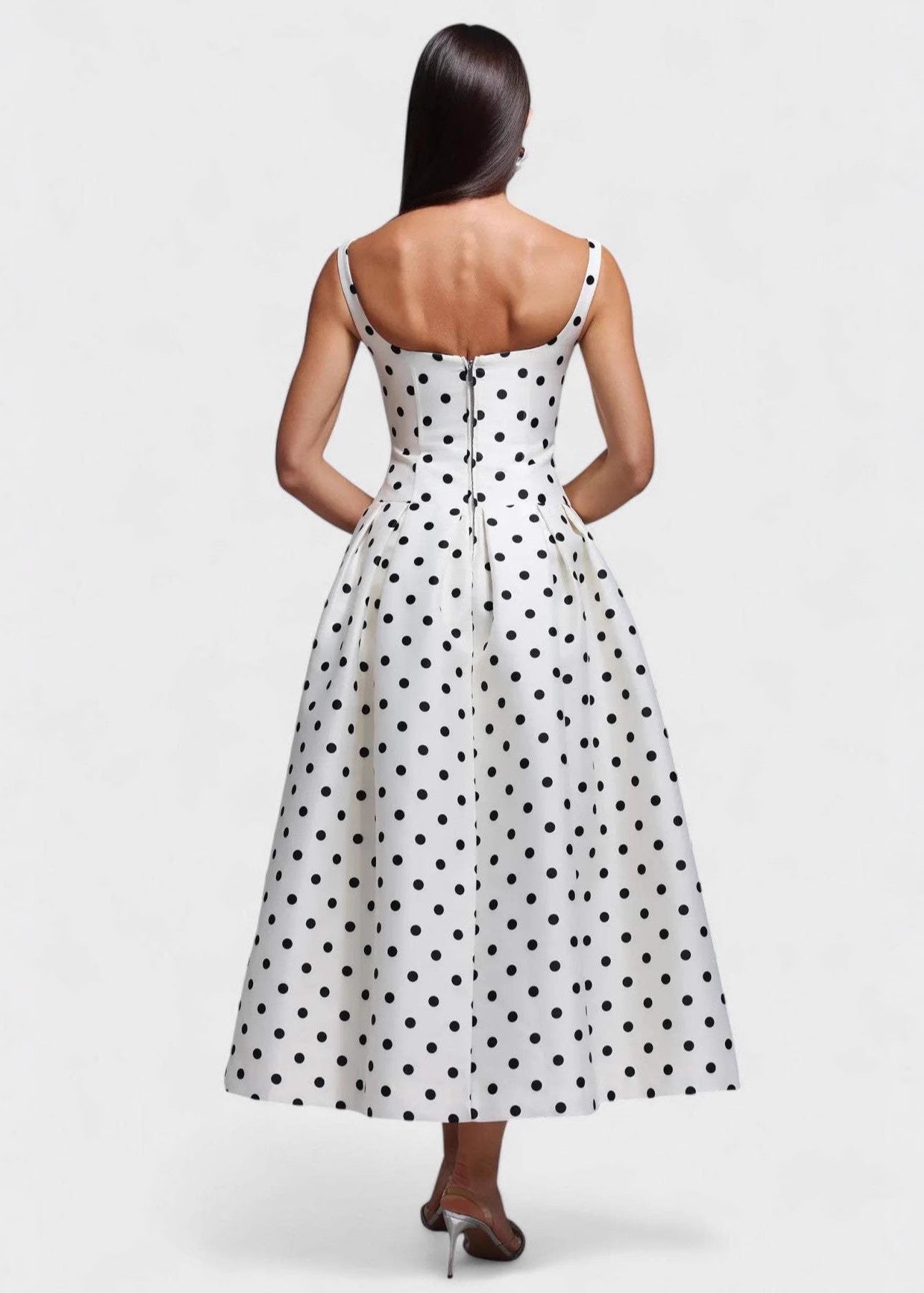 Livette - Polka Dot Midi Dress