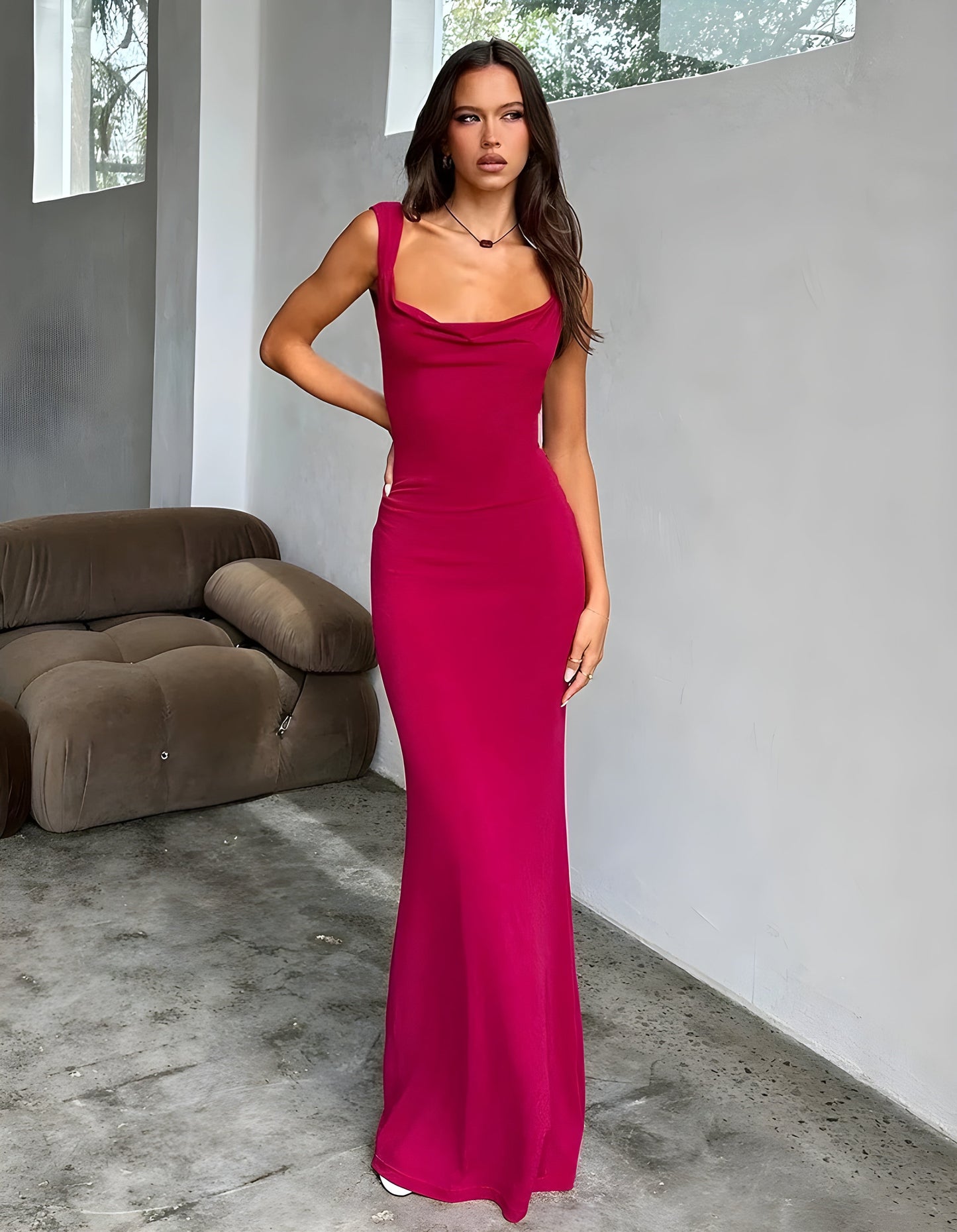 Livette - Backless Maxi Dress
