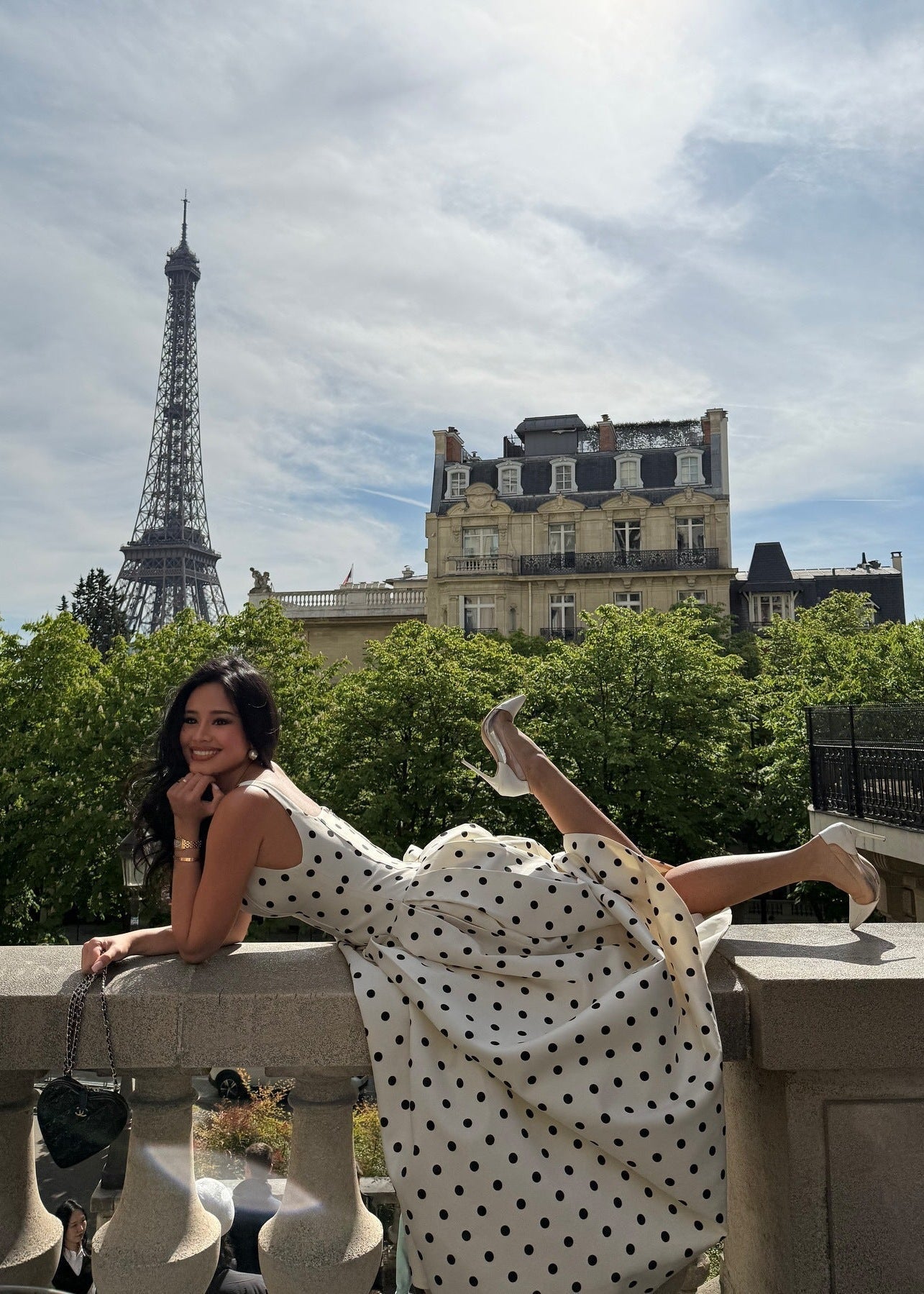 Livette - Polka Dot Midi Dress