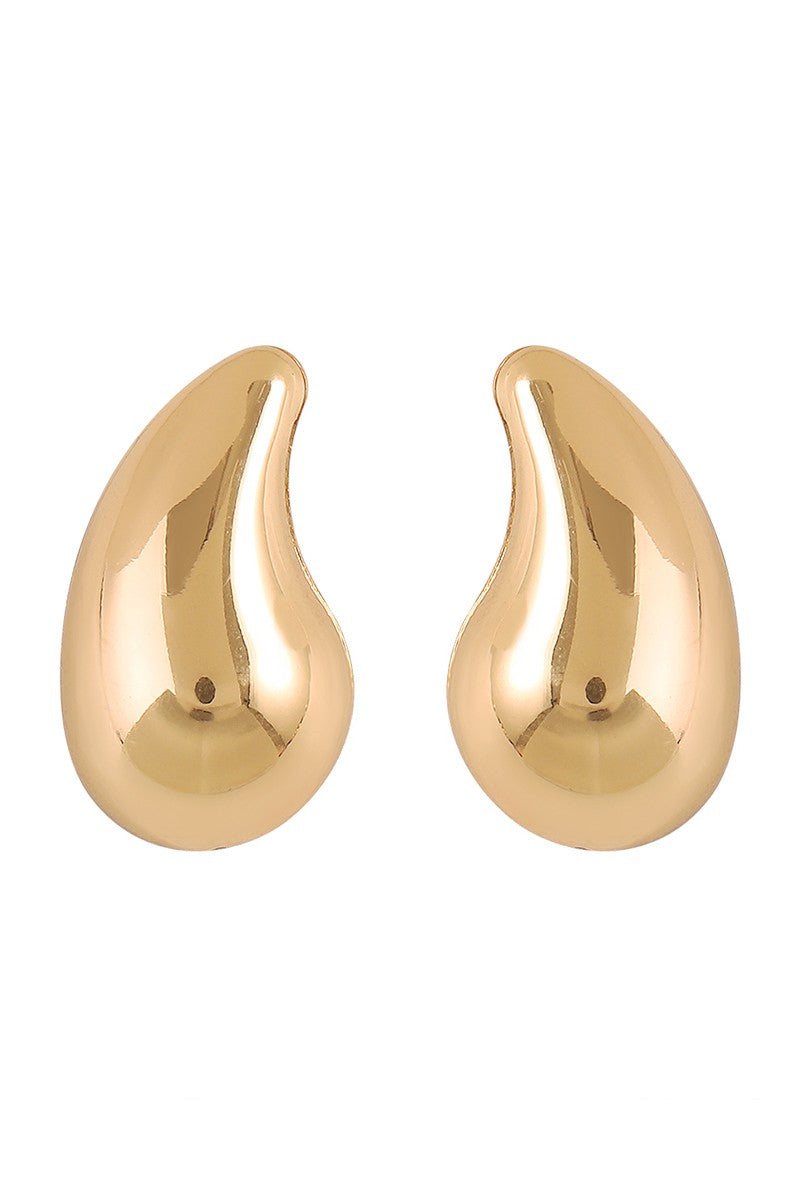 Water Drop Gold  Earrings