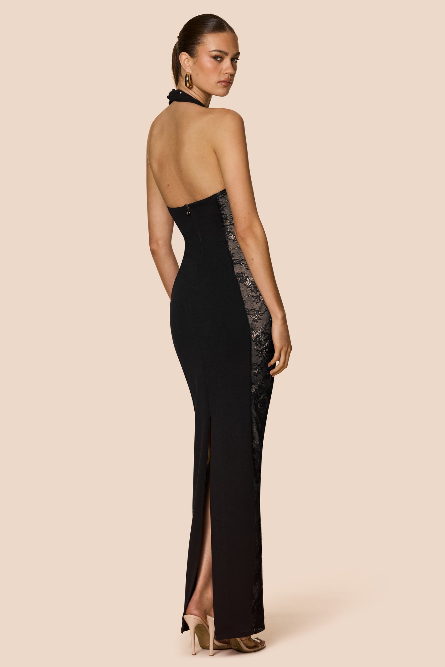 Nookie Boudoir Gown - Black