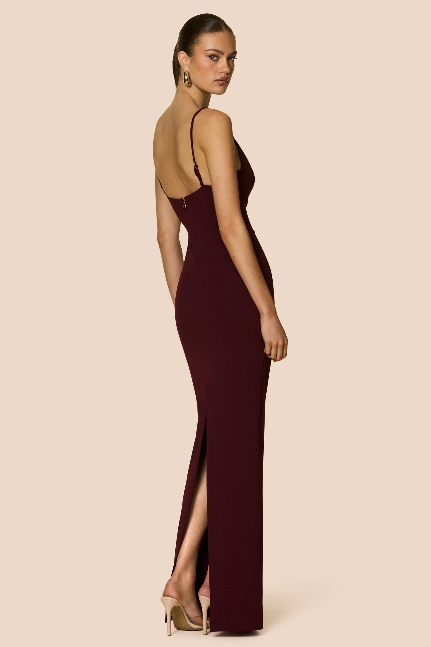 Nookie Elle Gown - Wine