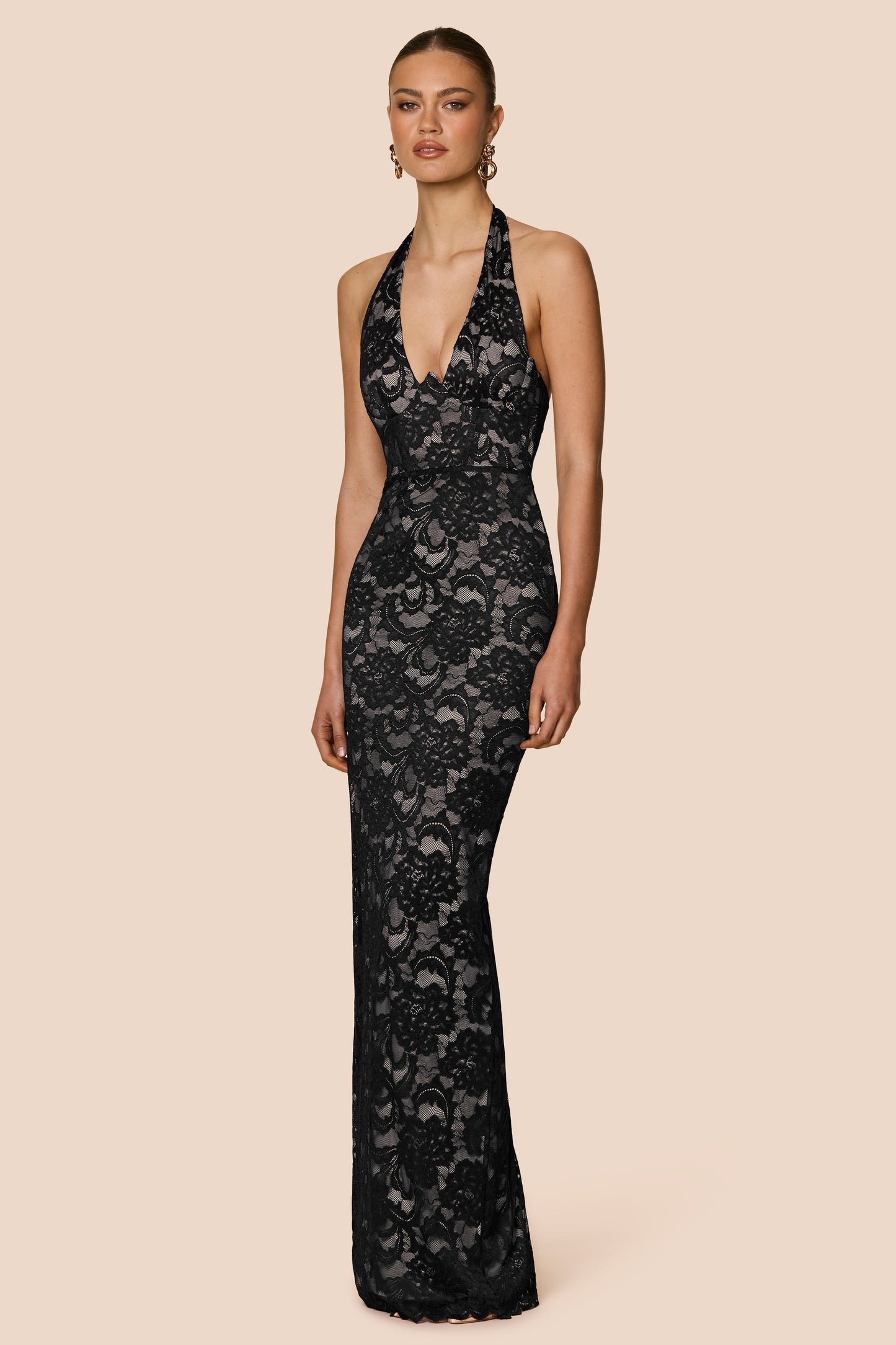Nookie Alessia Gown - Black