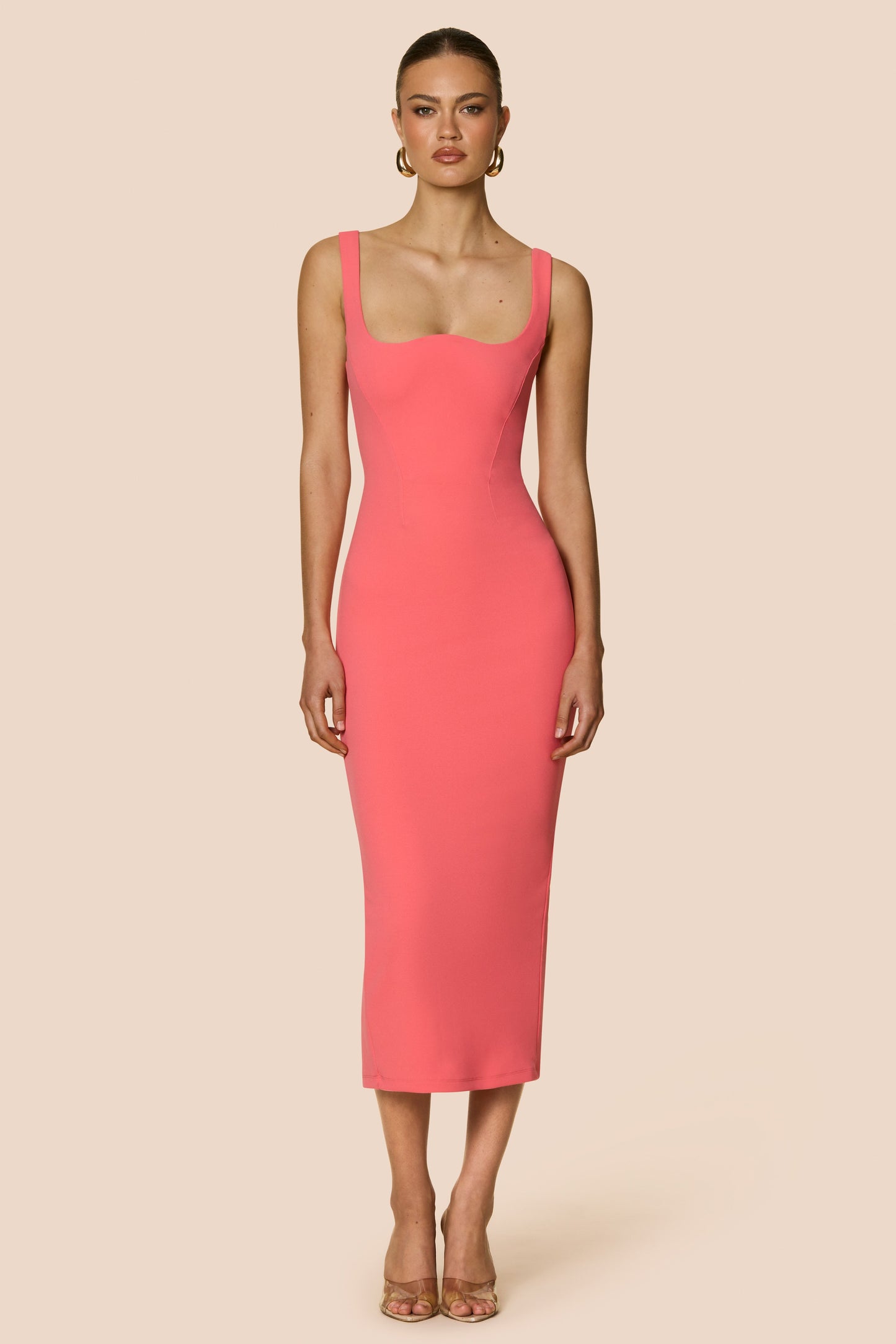 Nookie Elle Midi Dress - Pink