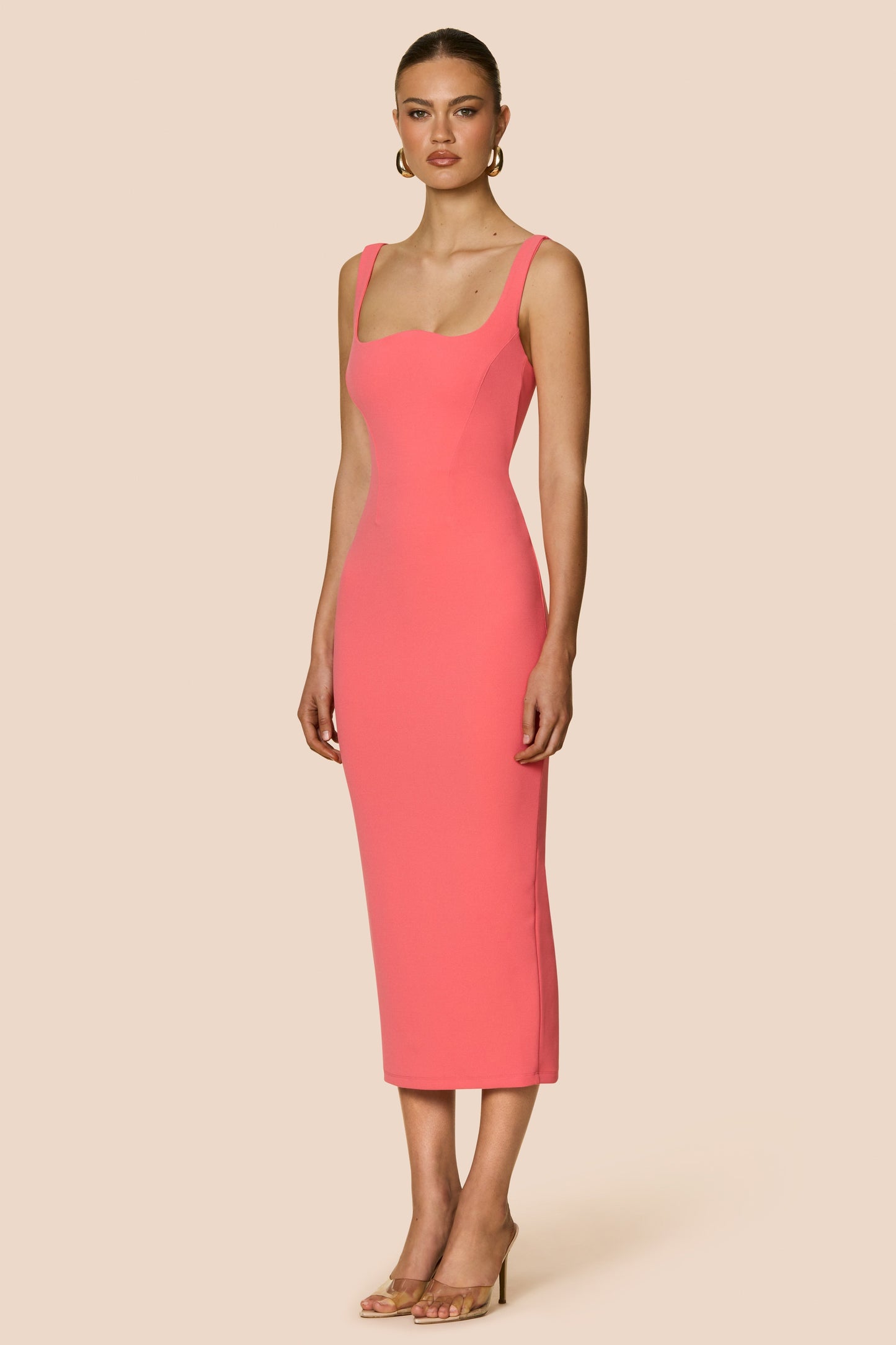 Nookie Elle Midi Dress - Pink