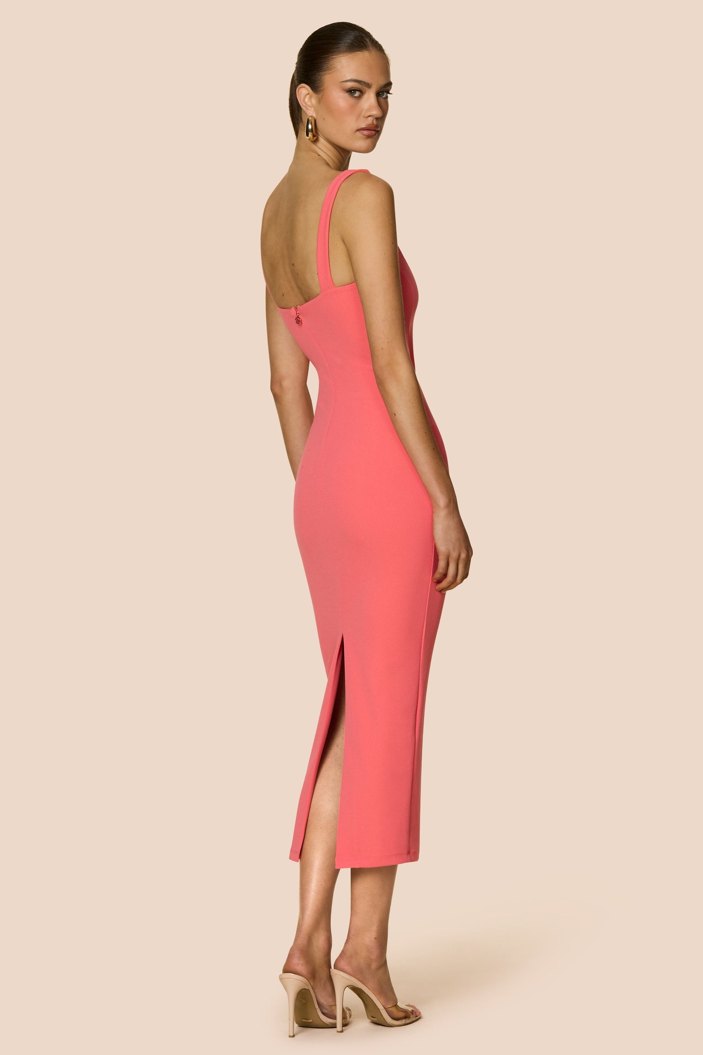 Nookie Elle Midi Dress - Pink