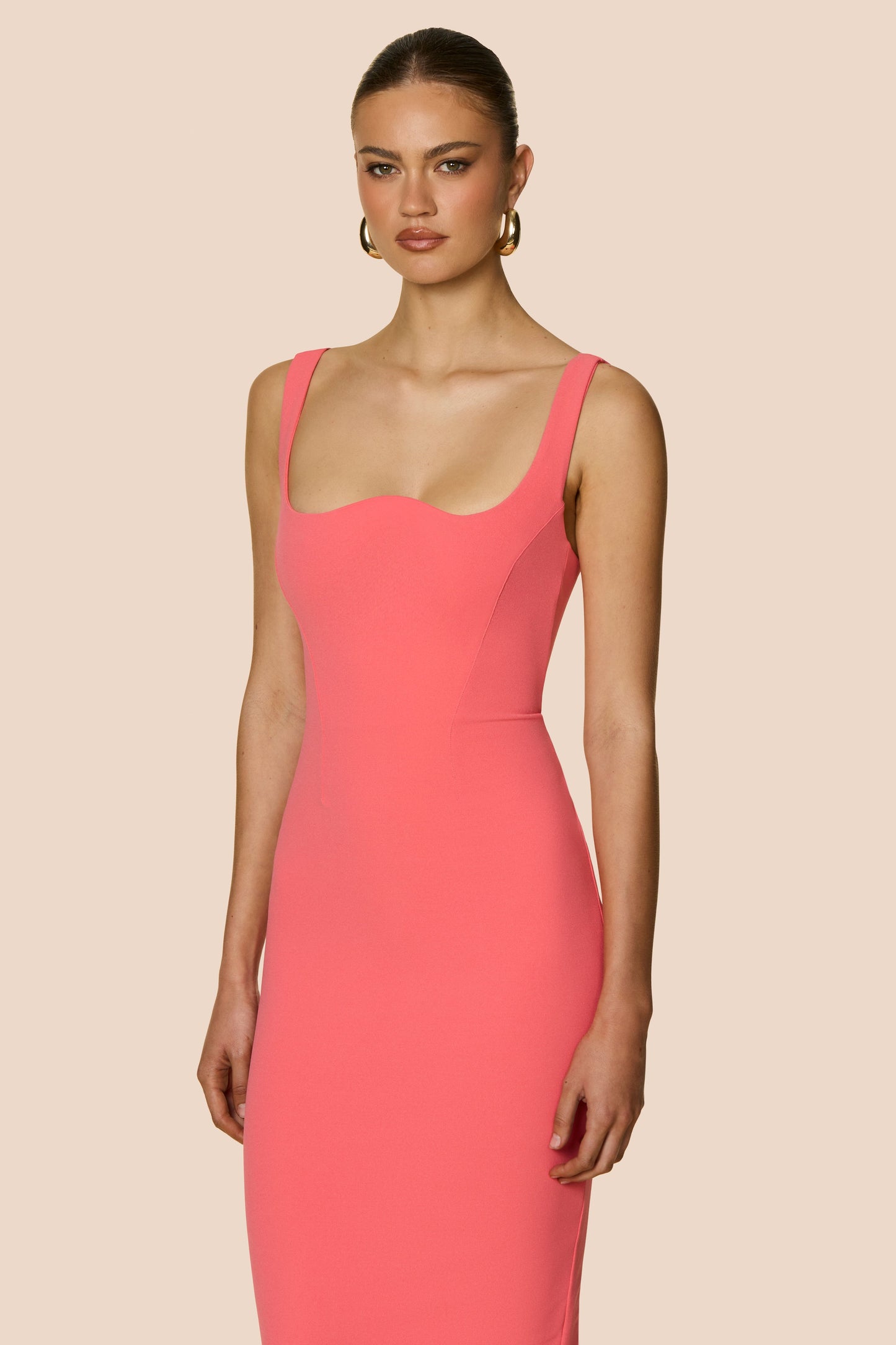 Nookie Elle Midi Dress - Pink